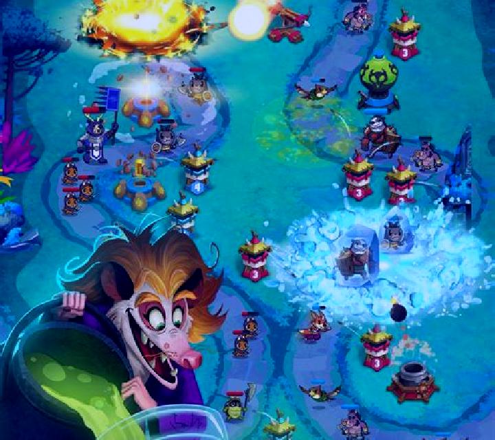 Tower Rush Galaxsys gameplay screenshot